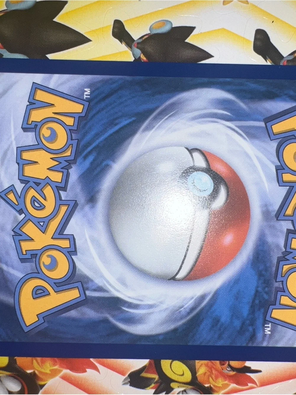 Pokemon Eevee Holographic Card - Brown, Yellow, Green, Purple